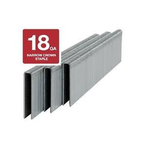 90/35mm Galvanised 18G Narrow Crown Staples (5,000).