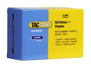 Tacwise 0308 90/25mm Narrow Crown Galvanised Staples (5,000) 