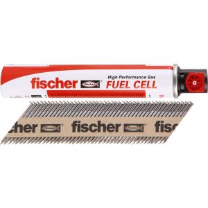 Fischer 2.8 x 51mm Stainless Steel Ring 1st Fix Nail & Gas Pack (1,100)