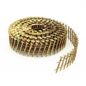 2.1 x 27mm Galvanised Ring Flat Coil Nails (16,000).