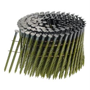 3.25 x 100mm Bright Screw Flat Coil Nails (4,000)