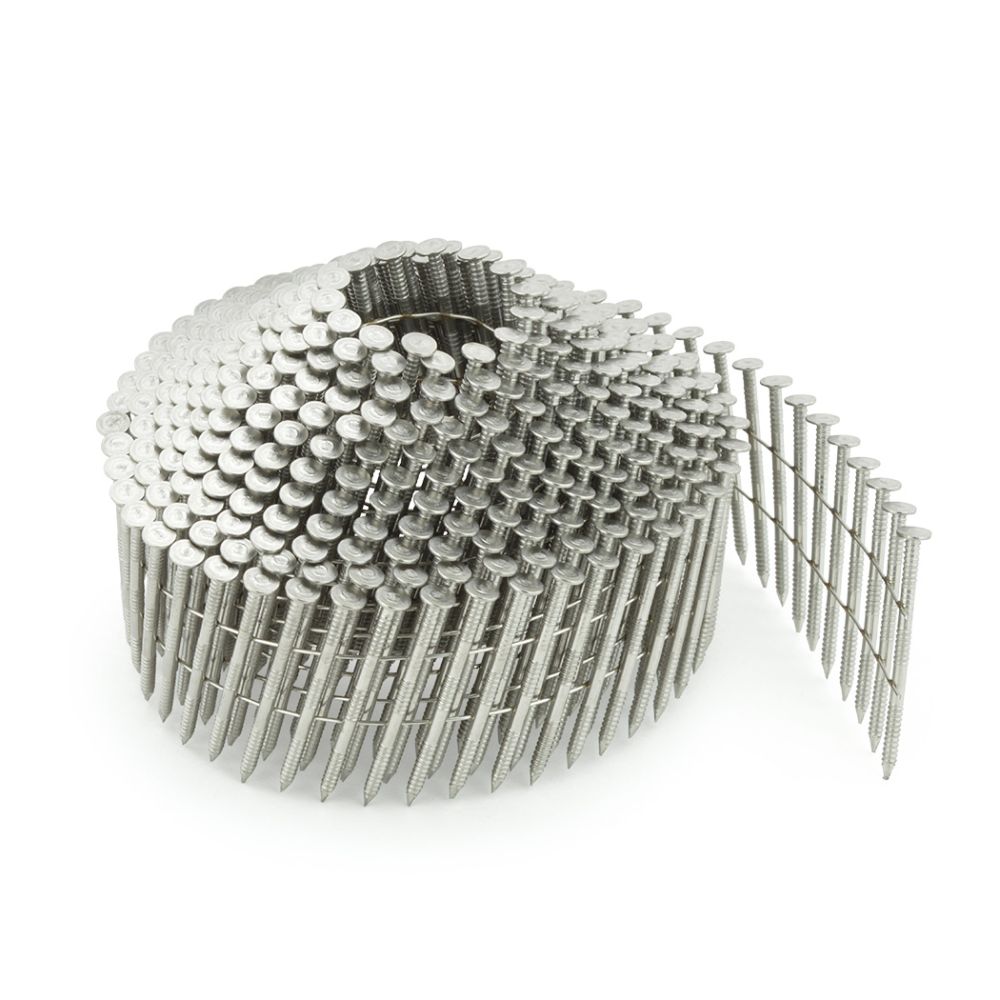 2.1 x 50mm Stainless Steel Ring Conical Coil Nails 11 200