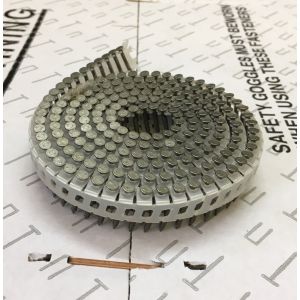 2.0 x 22mm Galvanised Ring Plastic Collated Flooring Coil Nails (10,000).