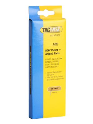 Tacwise 500//40mm De Type Angle ongles pour Nail Gun Pack de 5000