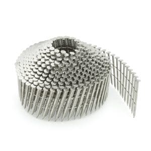 2.1 x 45mm Stainless Steel Ring Conical Coil Nails (12,600)