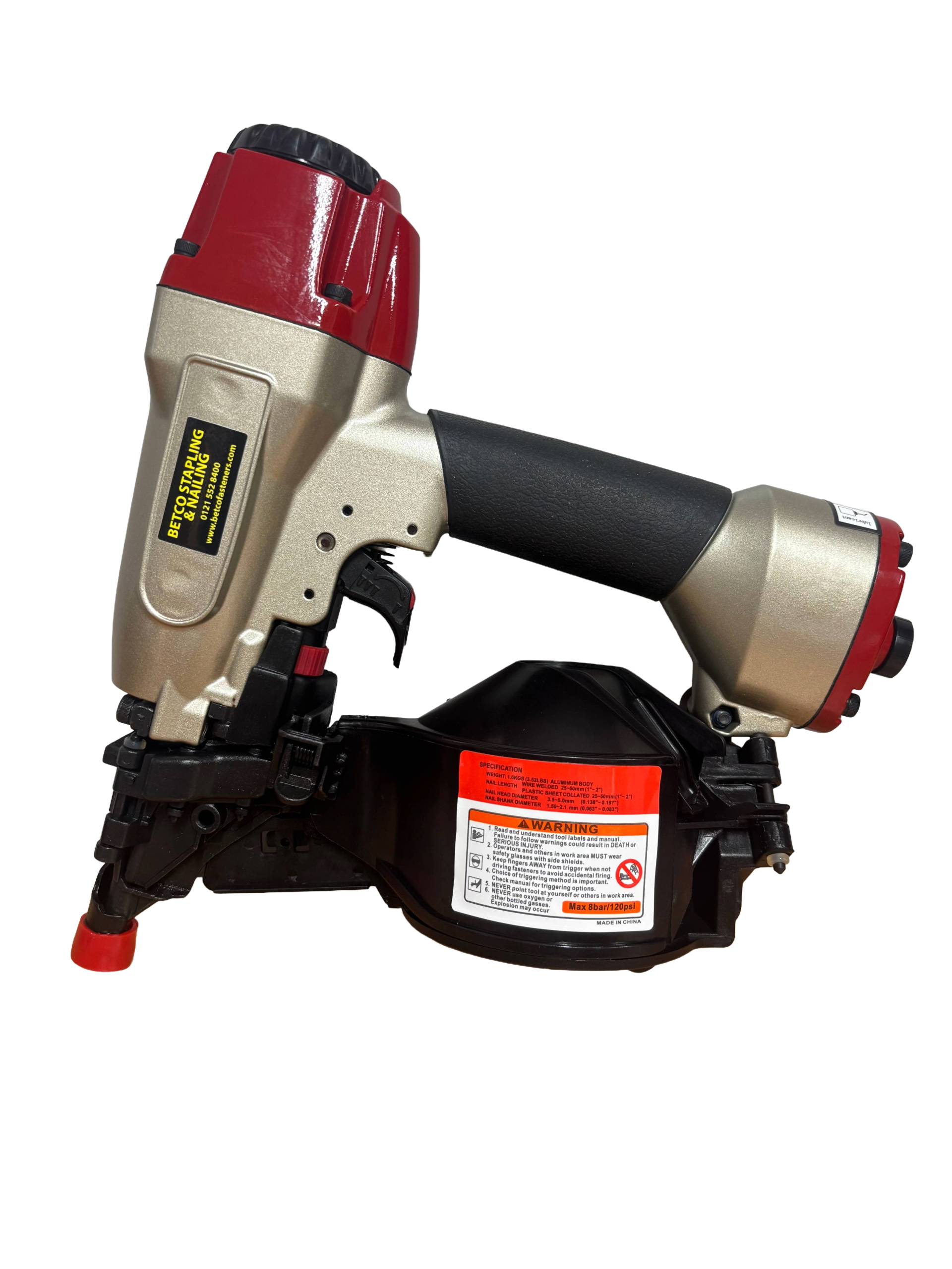 Betco CN45 Air Coil Nailer (25-50mm) 1 Betco CN45 Air Coil Nailer (25-50mm)