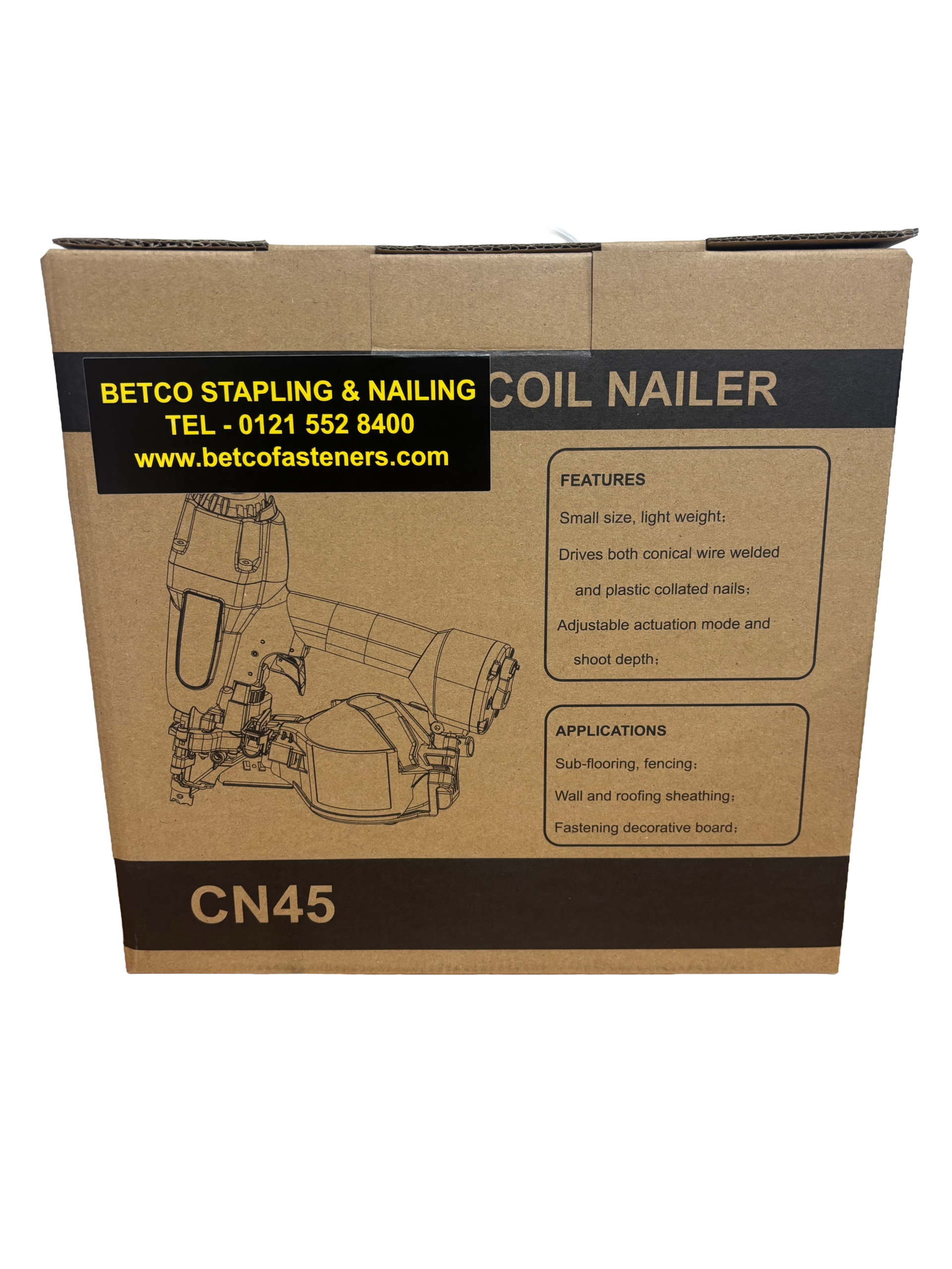 Betco CN45 Air Coil Nailer (25-50mm) 3 Betco CN45 Air Coil Nailer (25-50mm) - Image 3