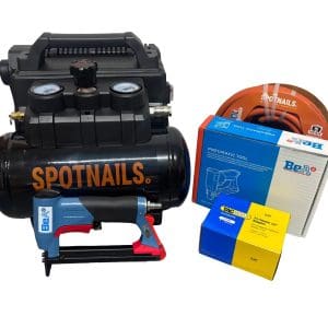 BeA 71 Upholstery Stapler & Compressor Kit (240V) + FREE STAPLES