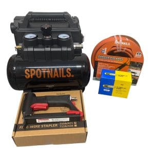 Betco 71 Upholstery Stapler & Compressor Kit (240V) + FREE STAPLES