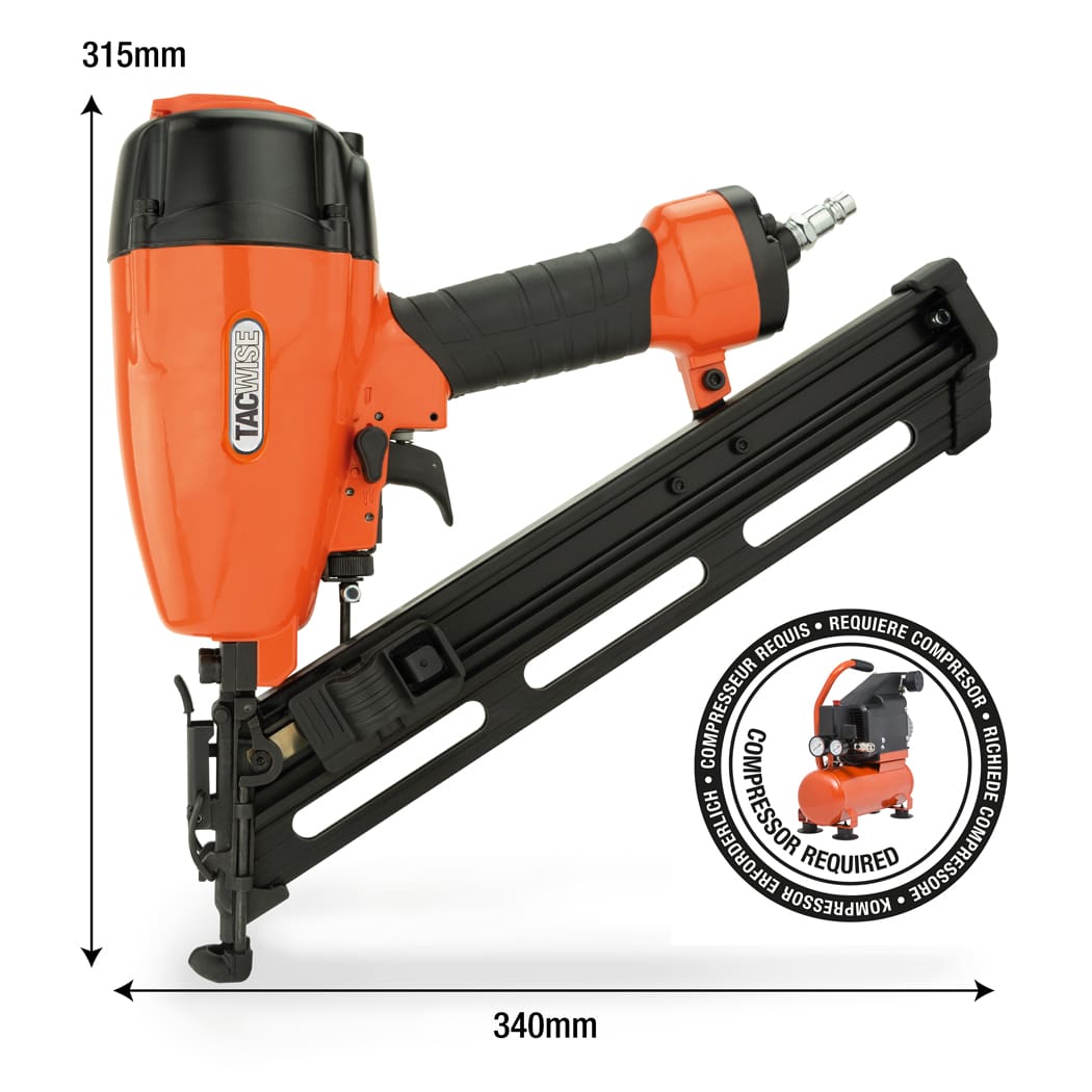 Tacwise GDA64V2 Air 15G DA Angled Finish Nailer (32-64mm) - Image 5