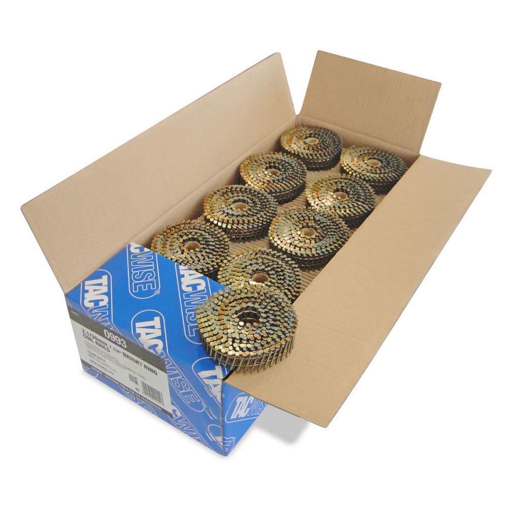 Tacwise 1230 2.1 x 32mm Galvanised Ring Flat Coil Nails (14,400)