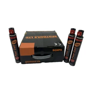Spotnails 2.8 x 50mm Galv Ring 1st Fix Nail & Gas Pack (3,300 + 3 Gas Fuel Cells)
