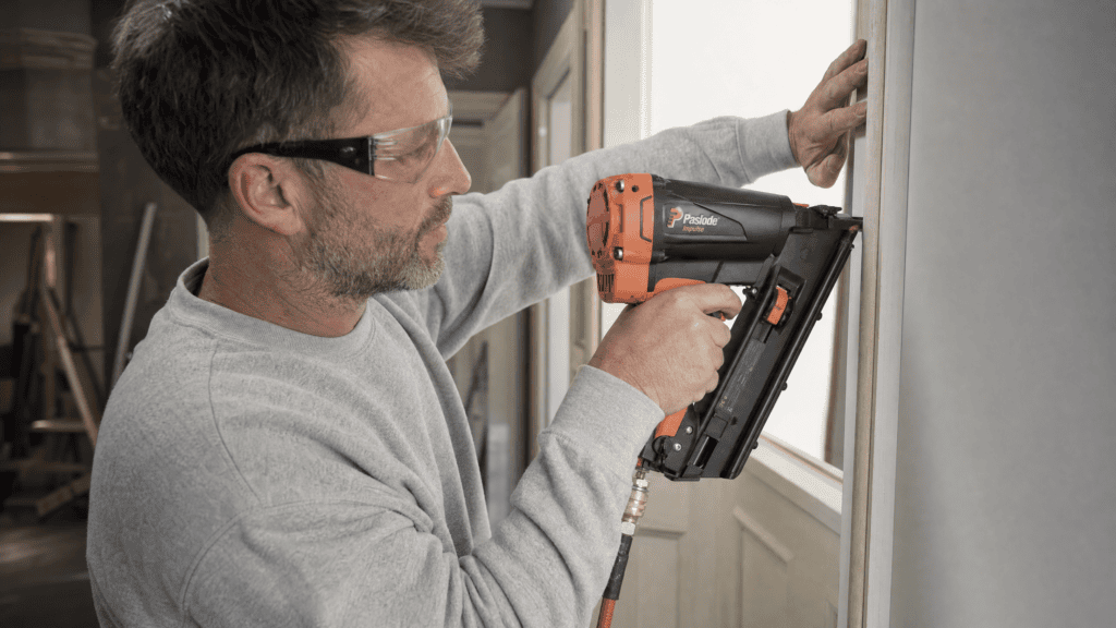 Finish Nailer Trim Application