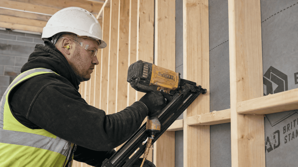 Best Nail Gun Guide: What is a Nail Gun, Uses, Buying Tips & Best Nailers in the UK 5 Nail gun application for timber framing