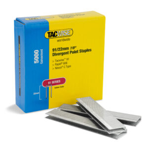 Tacwise 91/22mm Divergent Point Flooring Staples (5,000) *Maestri ME606 & MC606*
