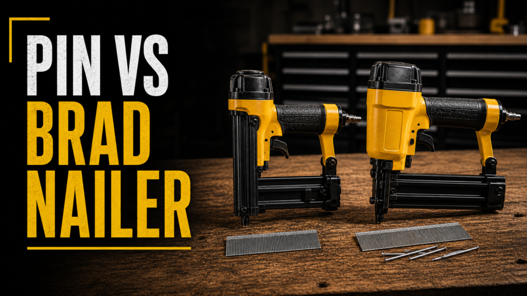 Pin Nailer vs Brad Nailer