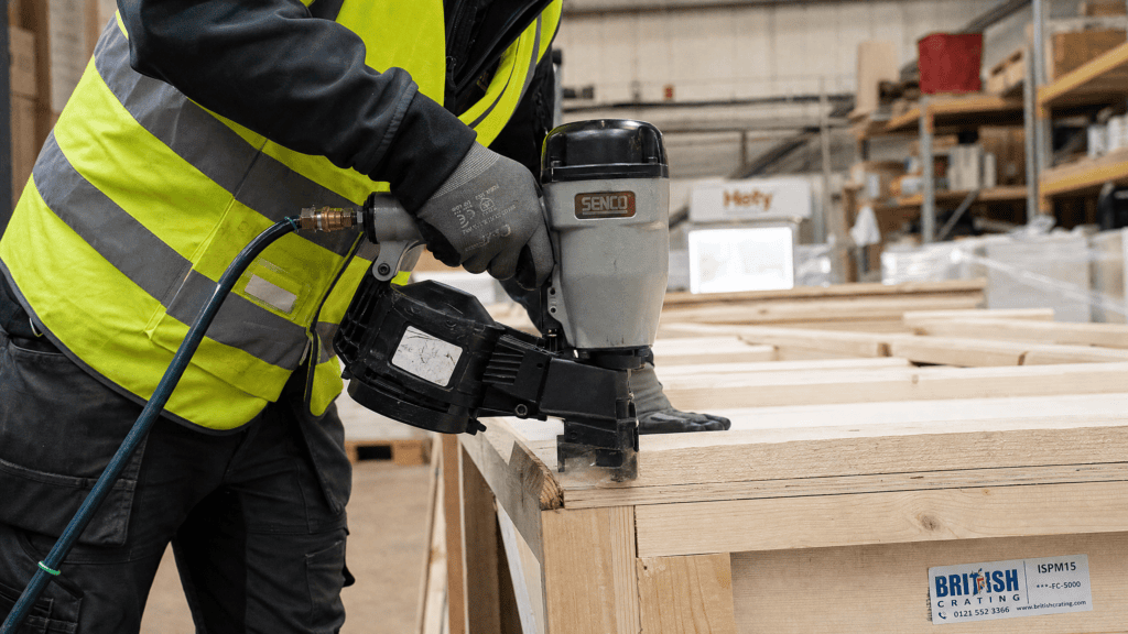 What Is a Coil Nail Gun? Best Coil Nailers & Coil Nailer vs Strip Nailer Explained 2 Crate manufacturing with a coil nailer